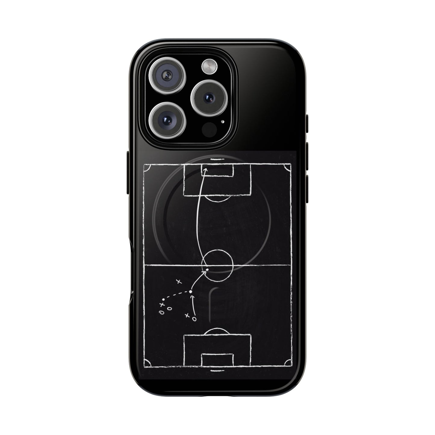 Football Chalkboard Tactics Phone Case —  Magnetic Tough Case