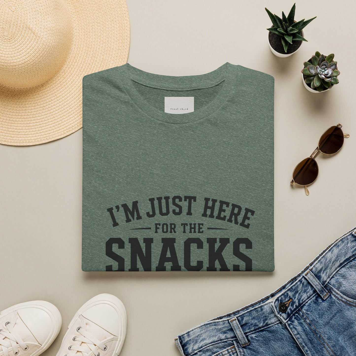 "I’m Just Here for the Snacks" T-Shirt