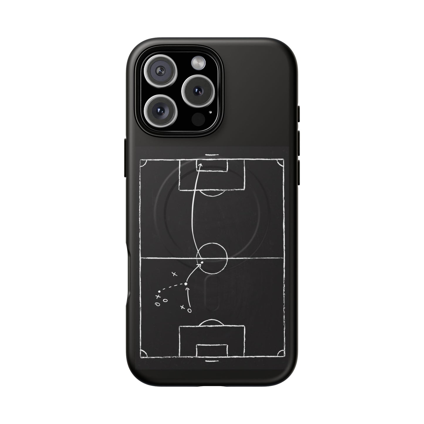 Football Chalkboard Tactics Phone Case —  Magnetic Tough Case