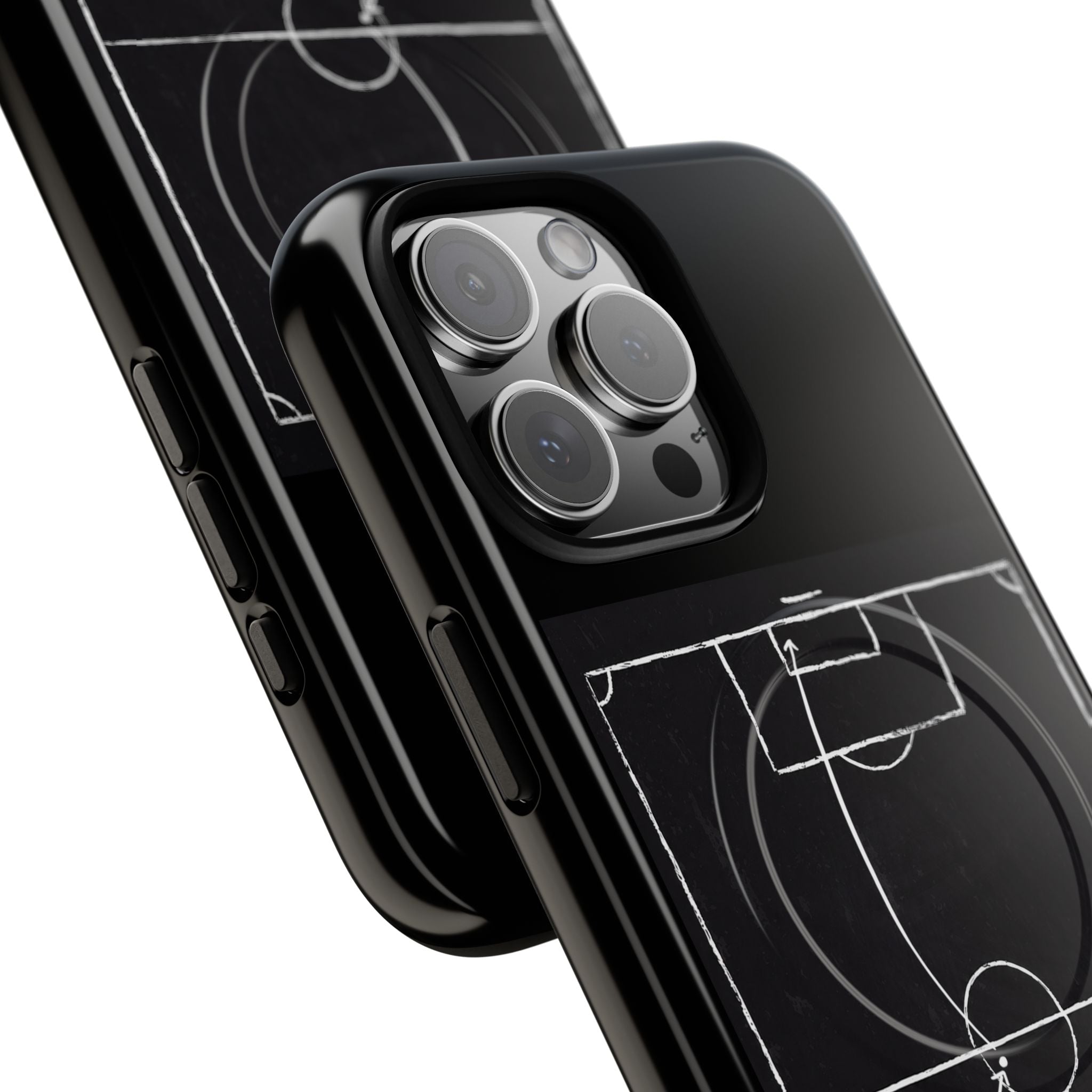 Football Chalkboard Tactics Phone Case —  Magnetic Tough Case
