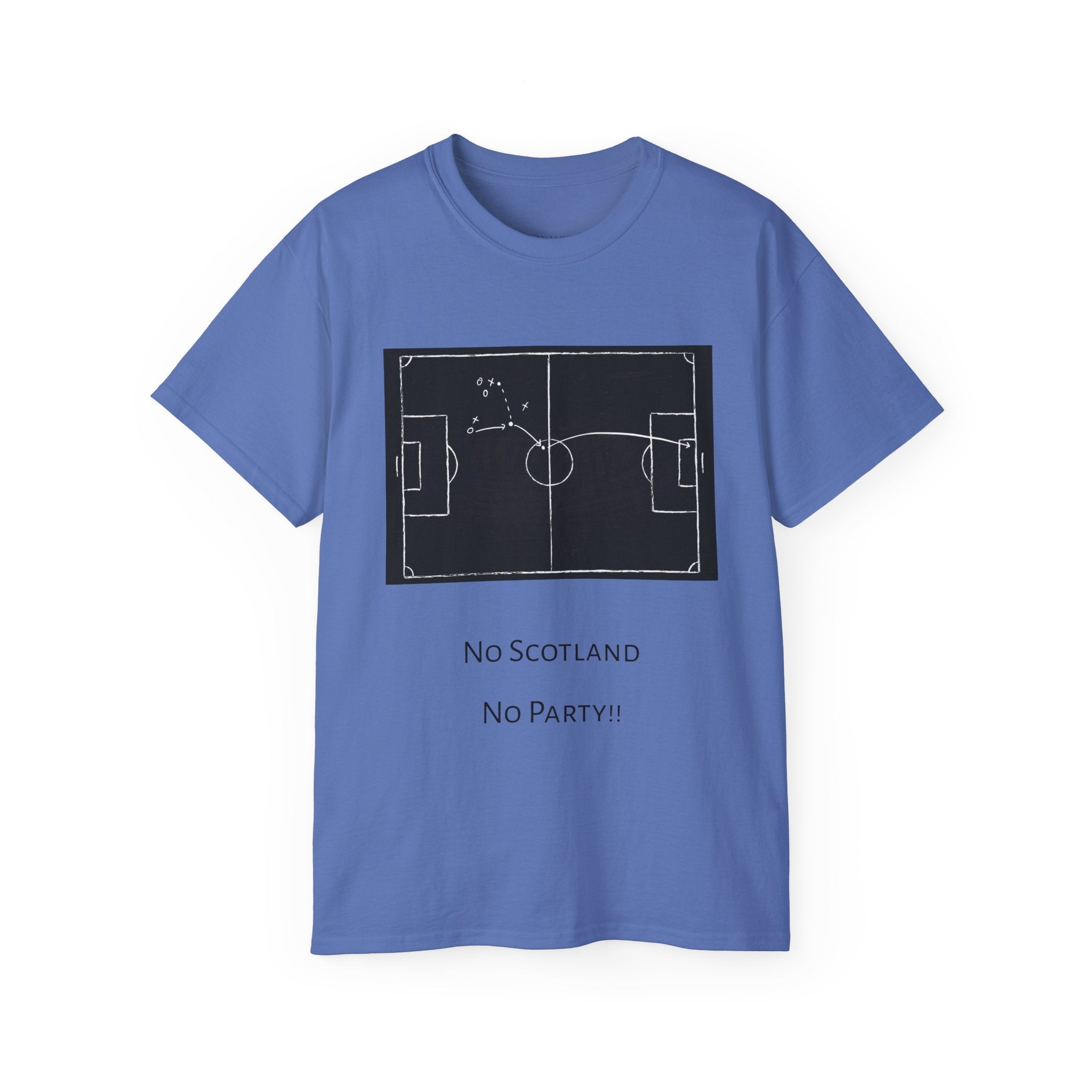Scotland Qualifier Tactic Chalkboard Tee - no Scotland, no party