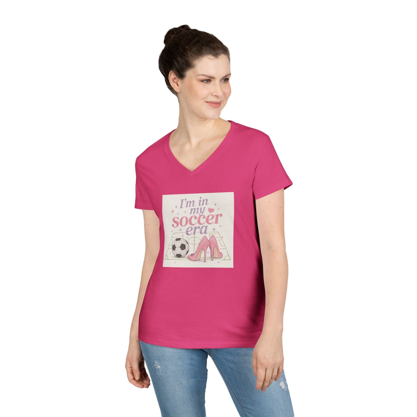 I'm in My Soccer Era V-Neck Tee