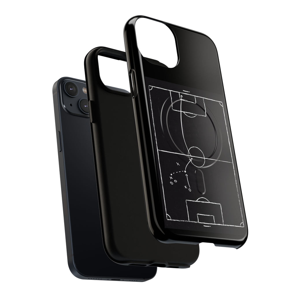 Football Chalkboard Tactics Phone Case —  Magnetic Tough Case