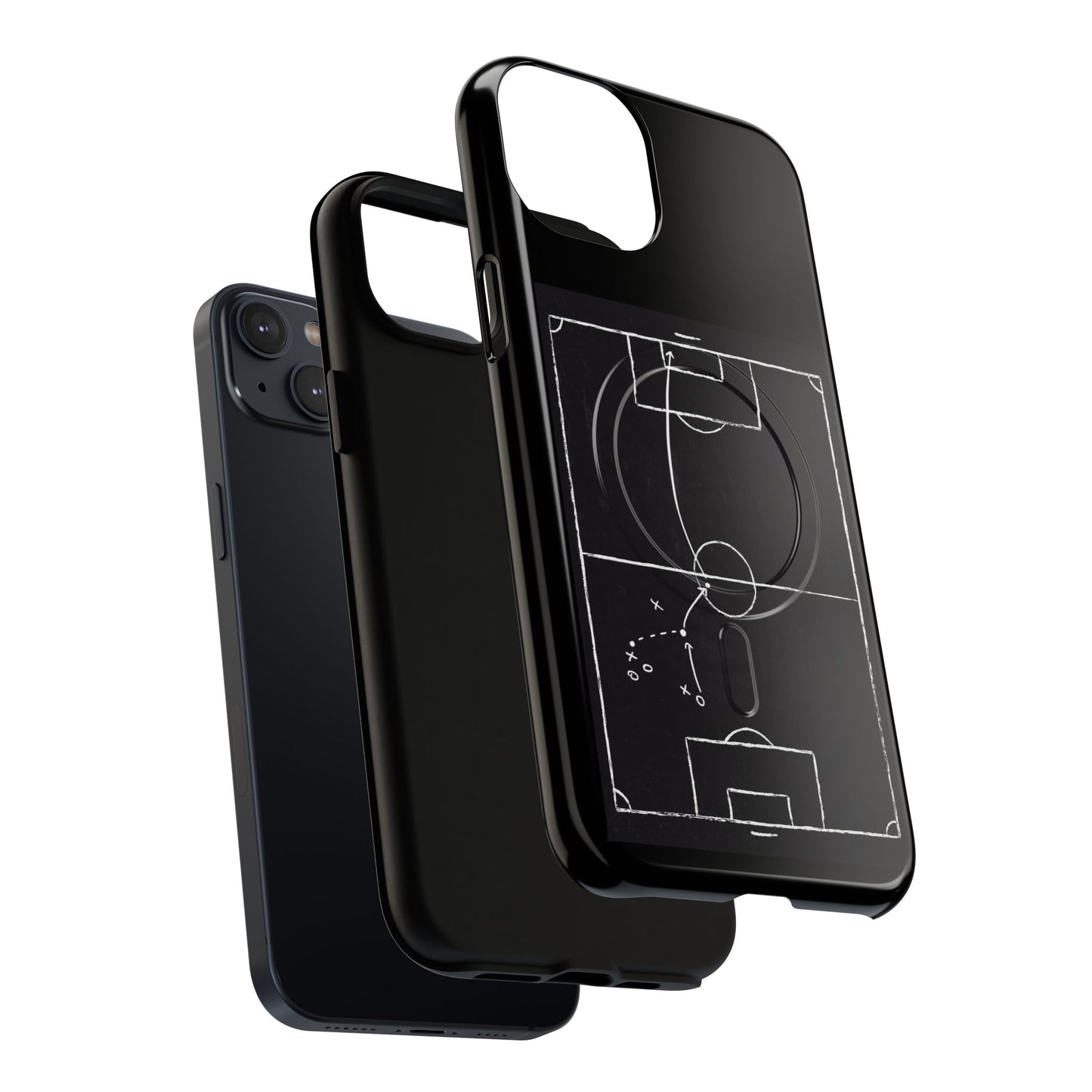 Football Chalkboard Tactics Phone Case —  Magnetic Tough Case