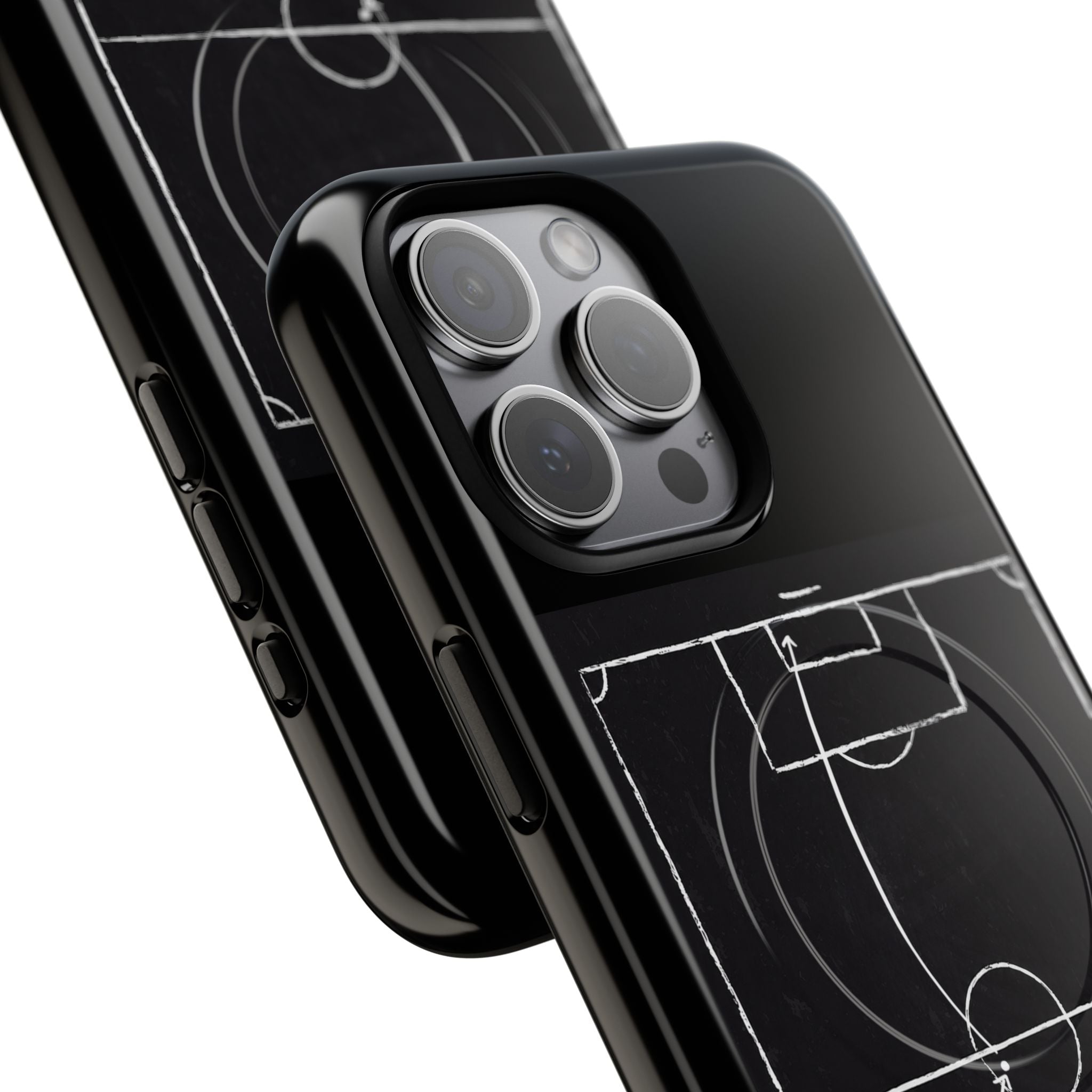Football Chalkboard Tactics Phone Case —  Magnetic Tough Case
