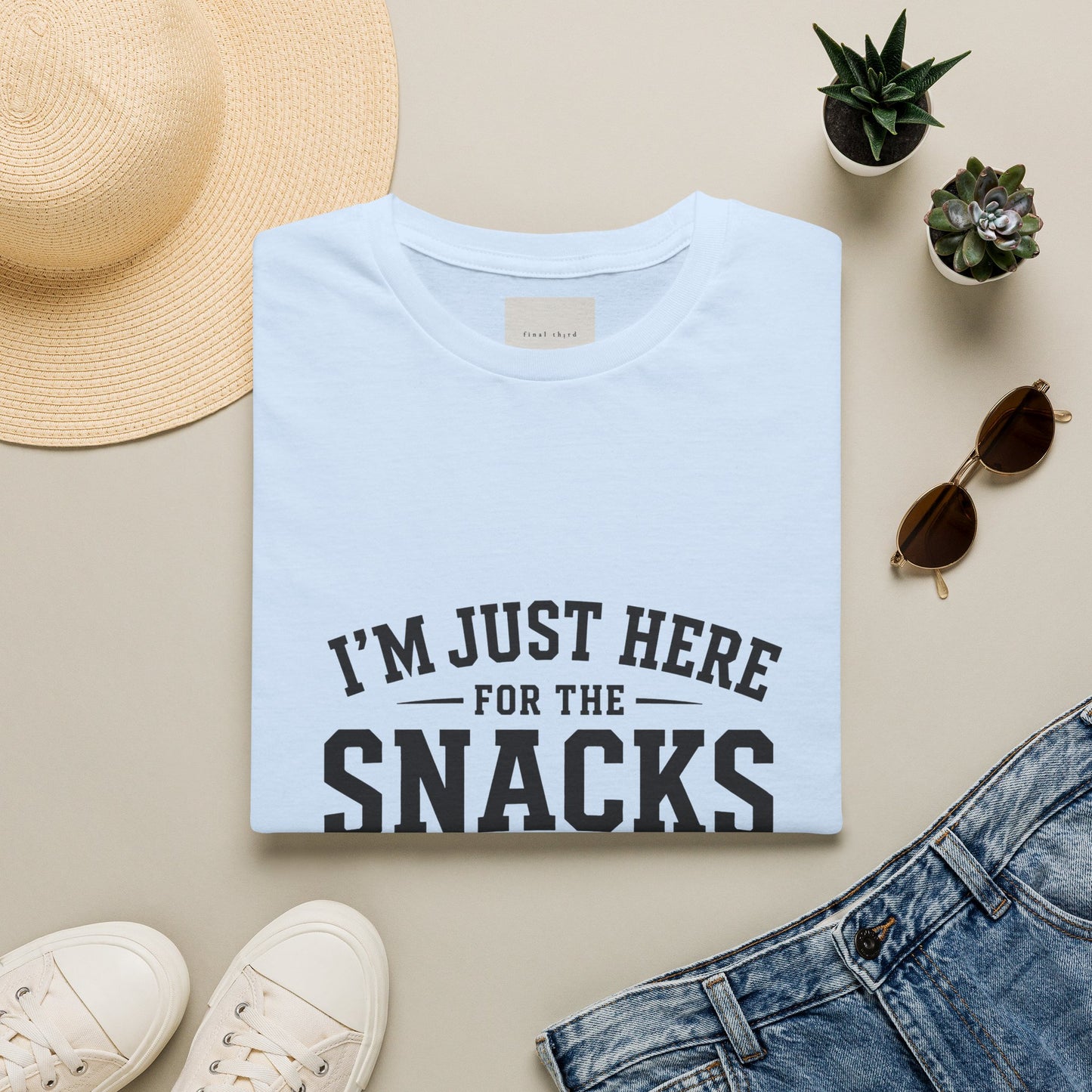 "I’m Just Here for the Snacks" T-Shirt