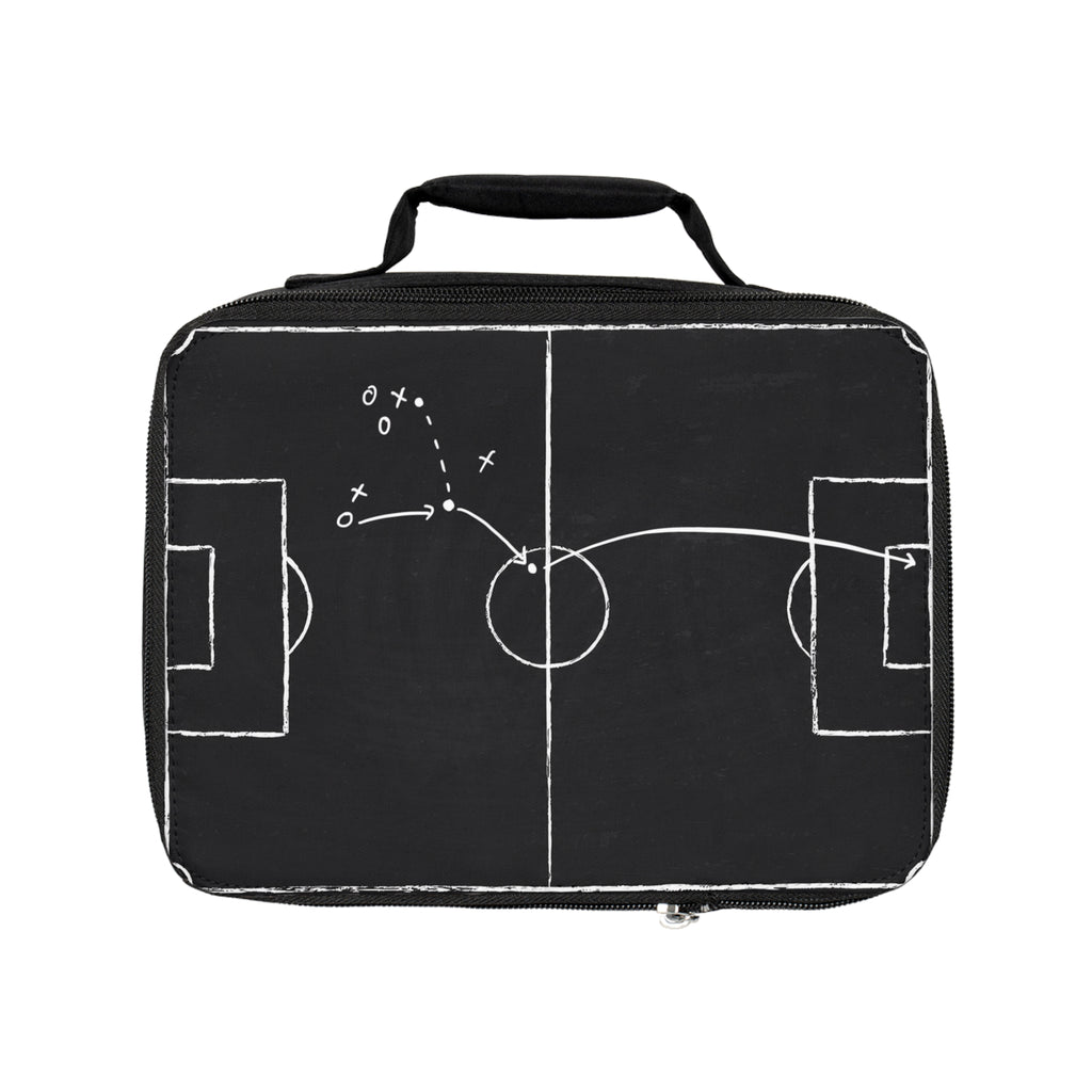 Football Chalkboard Strategy Lunch Bag – Play Diagram Sports Lunchbox