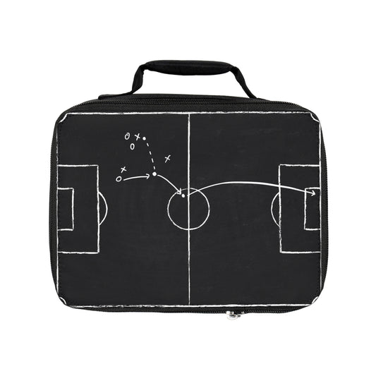 Football Chalkboard Strategy Lunch Bag – Play Diagram Sports Lunchbox
