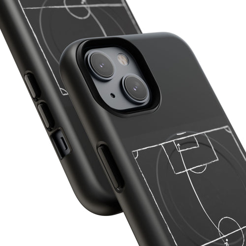Football Chalkboard Tactics Phone Case —  Magnetic Tough Case