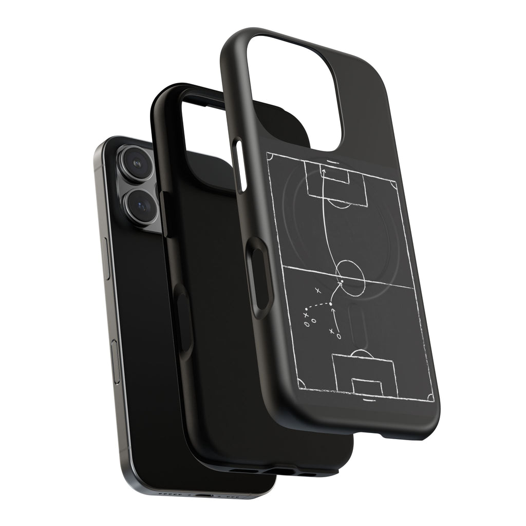 Football Chalkboard Tactics Phone Case —  Magnetic Tough Case