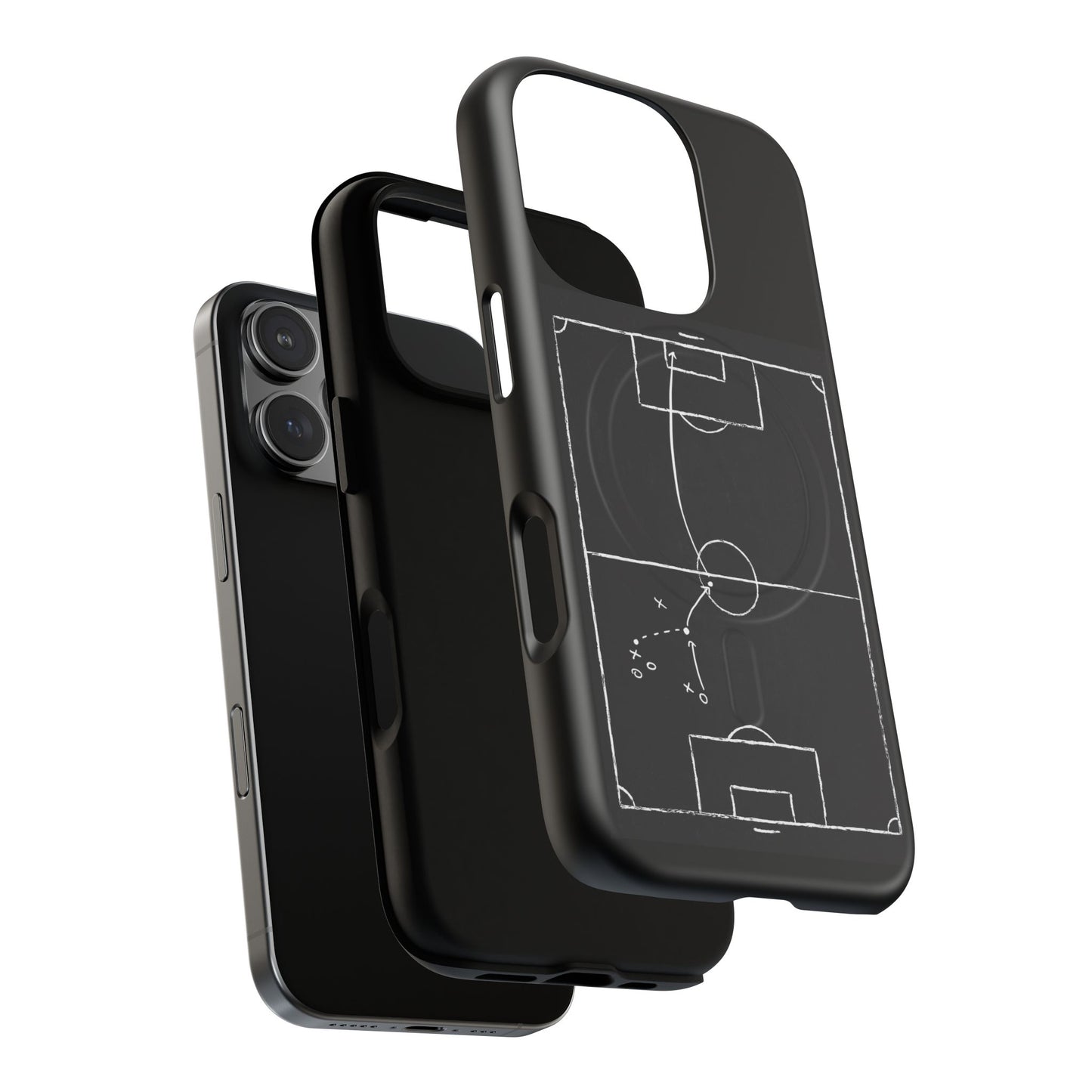 Football Chalkboard Tactics Phone Case —  Magnetic Tough Case