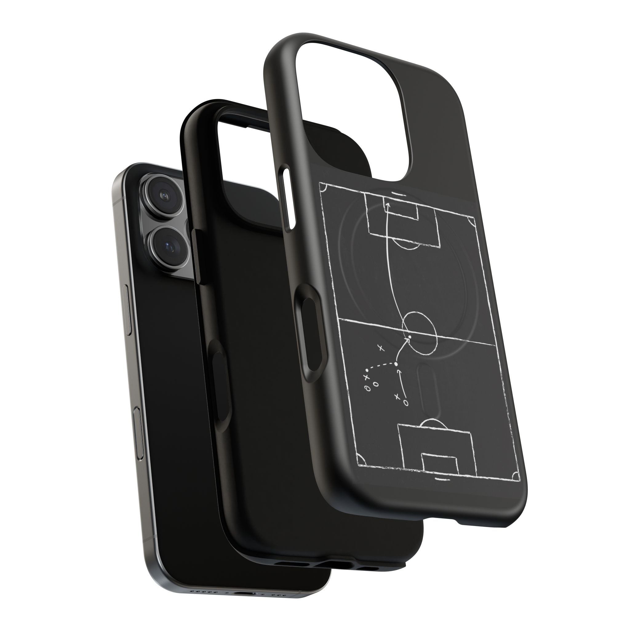 Football Chalkboard Tactics Phone Case —  Magnetic Tough Case