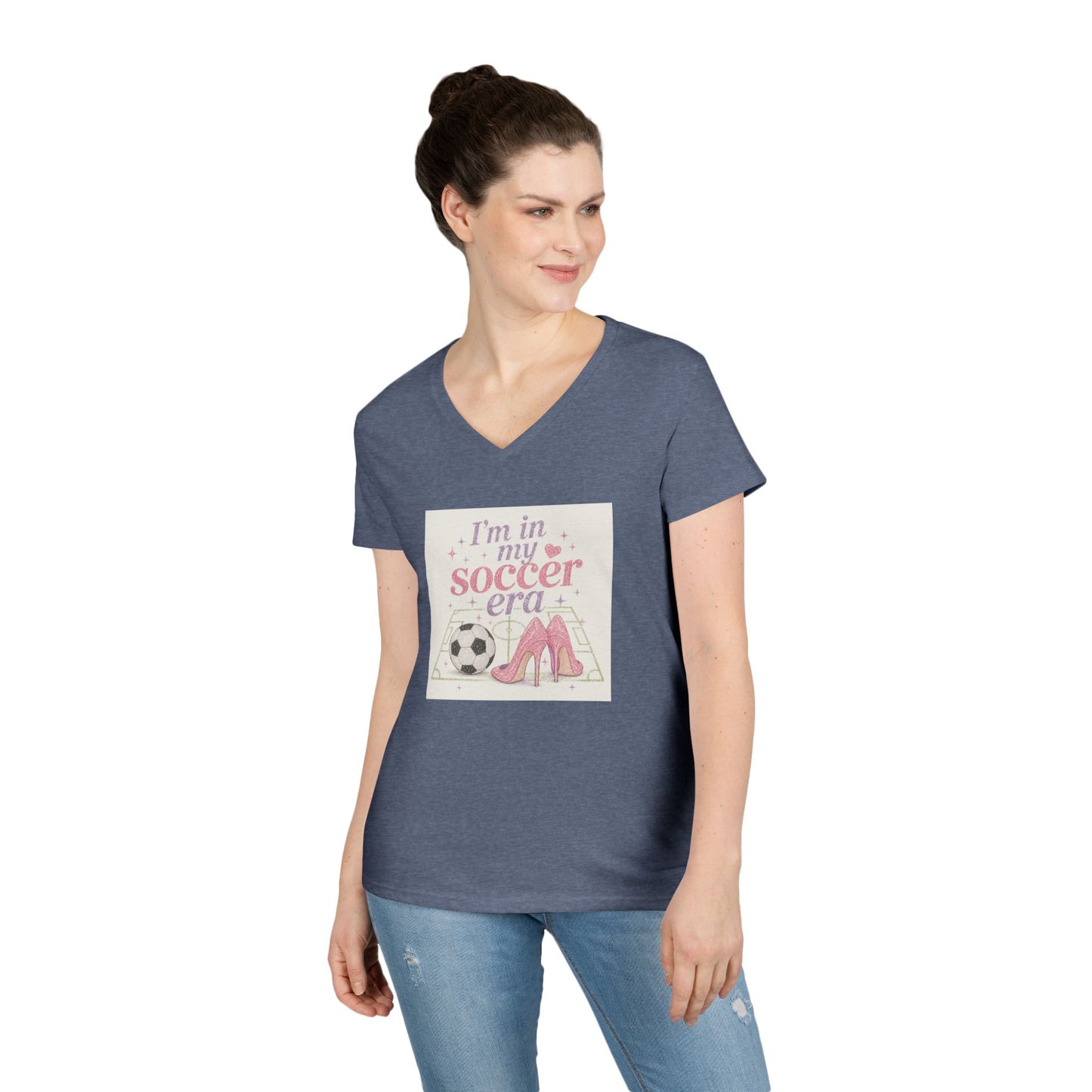I'm in My Soccer Era V-Neck Tee