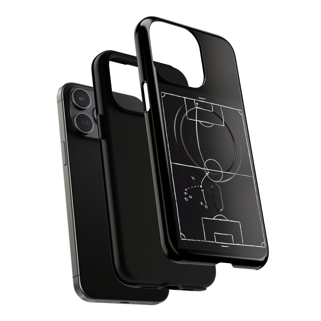 Football Chalkboard Tactics Phone Case —  Magnetic Tough Case