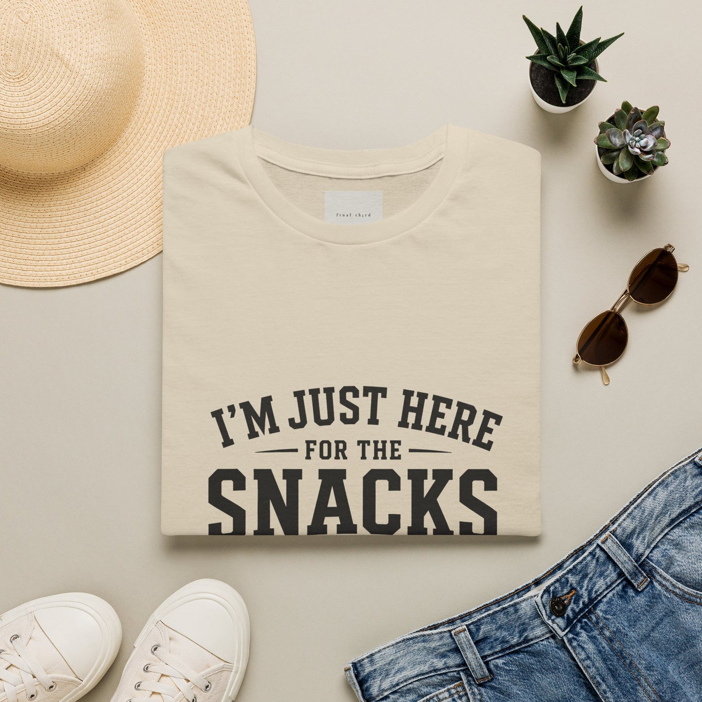 "I’m Just Here for the Snacks" T-Shirt