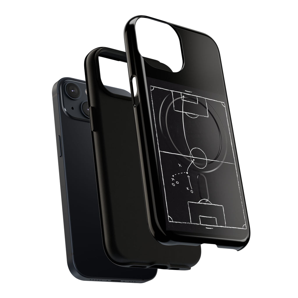 Football Chalkboard Tactics Phone Case —  Magnetic Tough Case