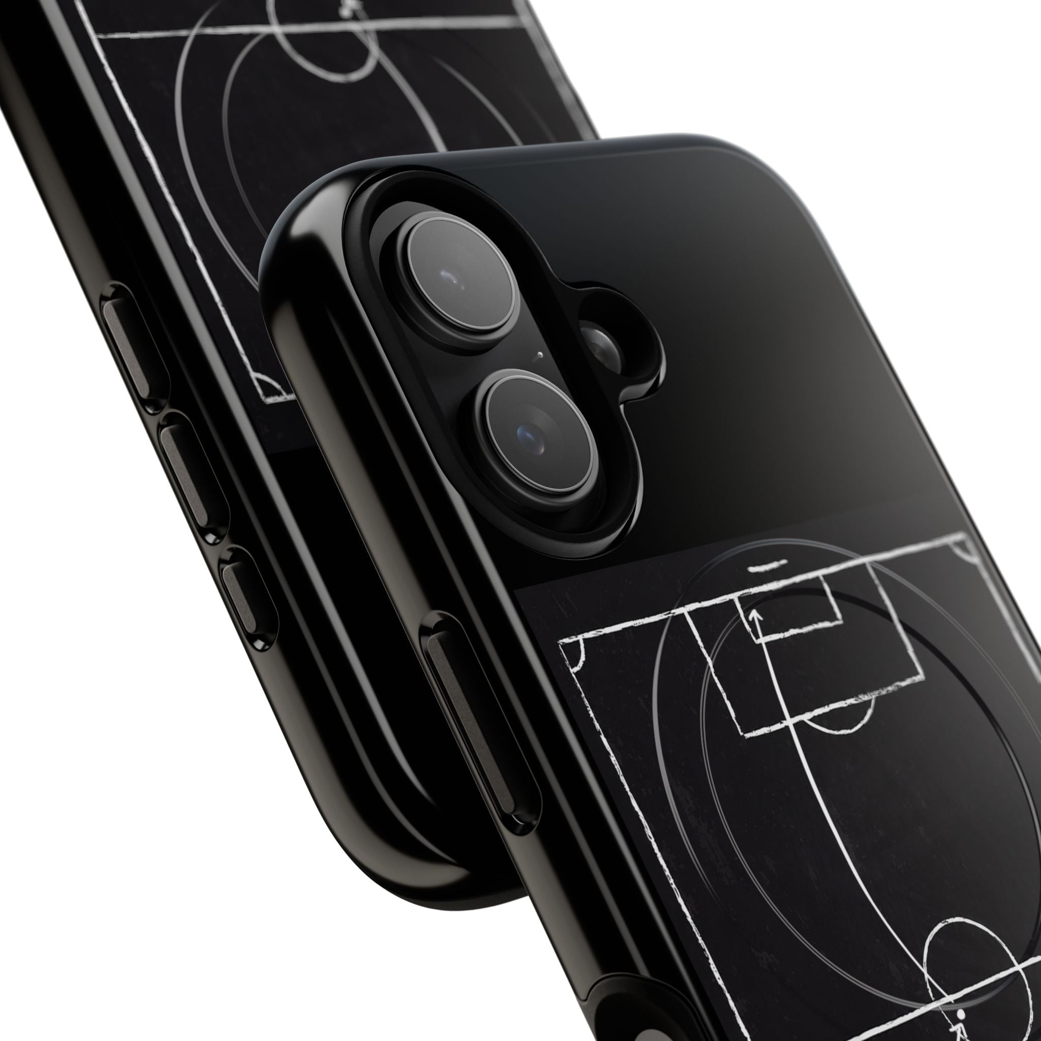 Football Chalkboard Tactics Phone Case —  Magnetic Tough Case