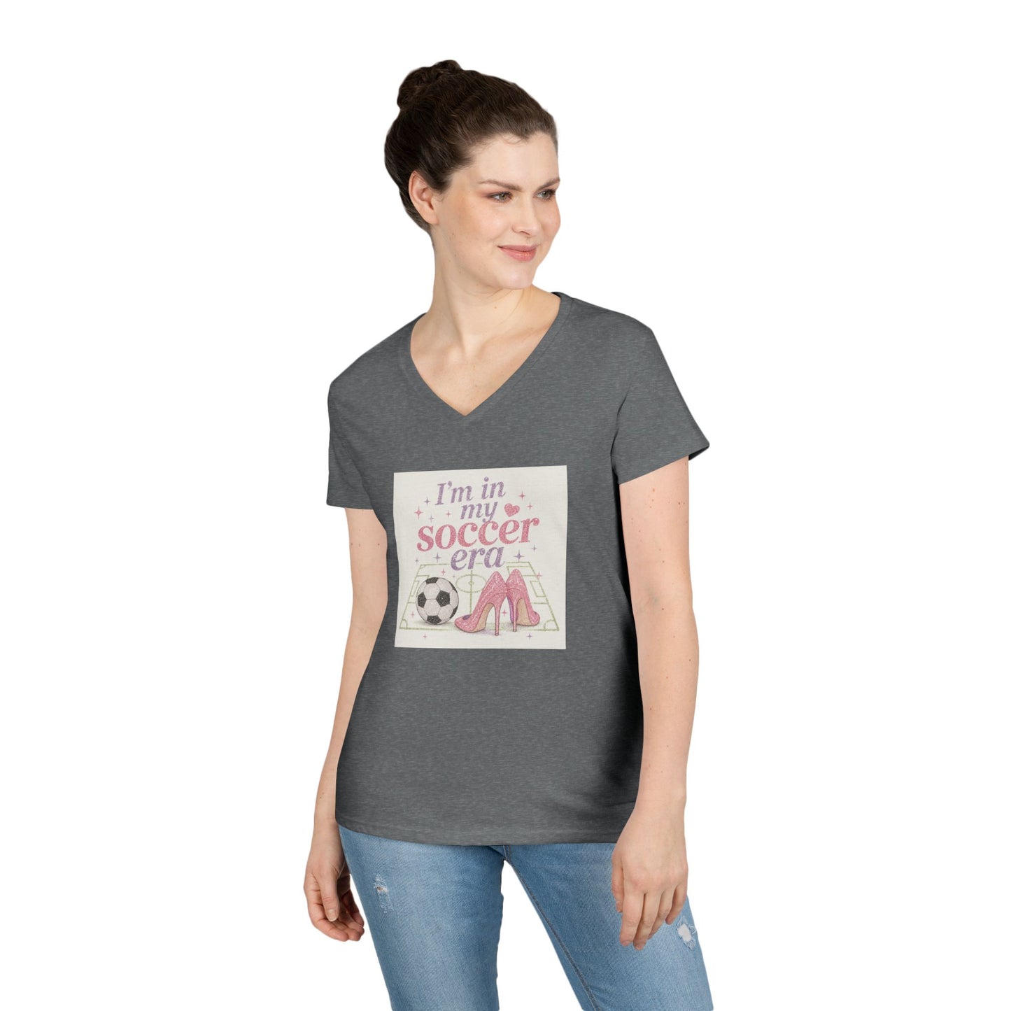 I'm in My Soccer Era V-Neck Tee