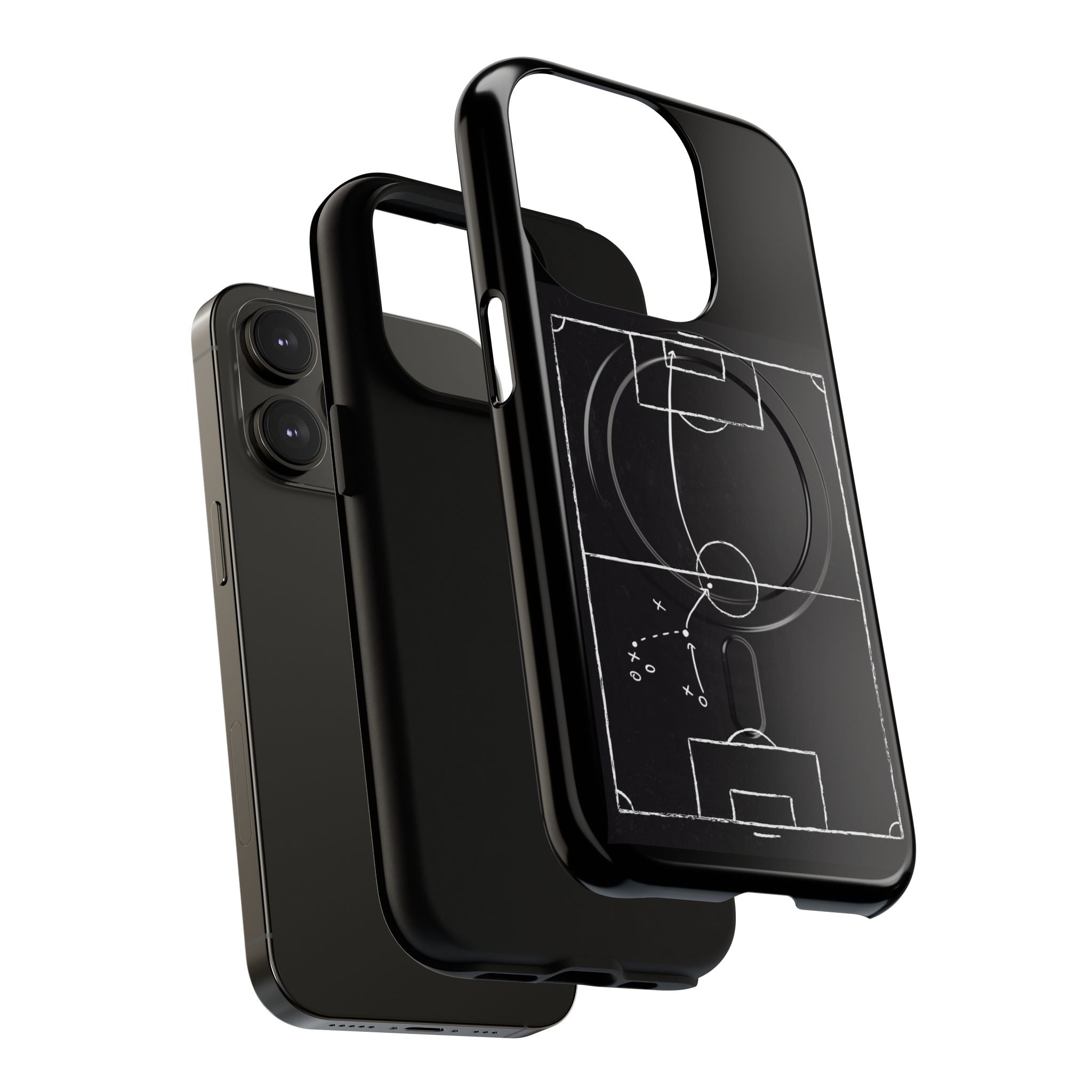 Football Chalkboard Tactics Phone Case —  Magnetic Tough Case