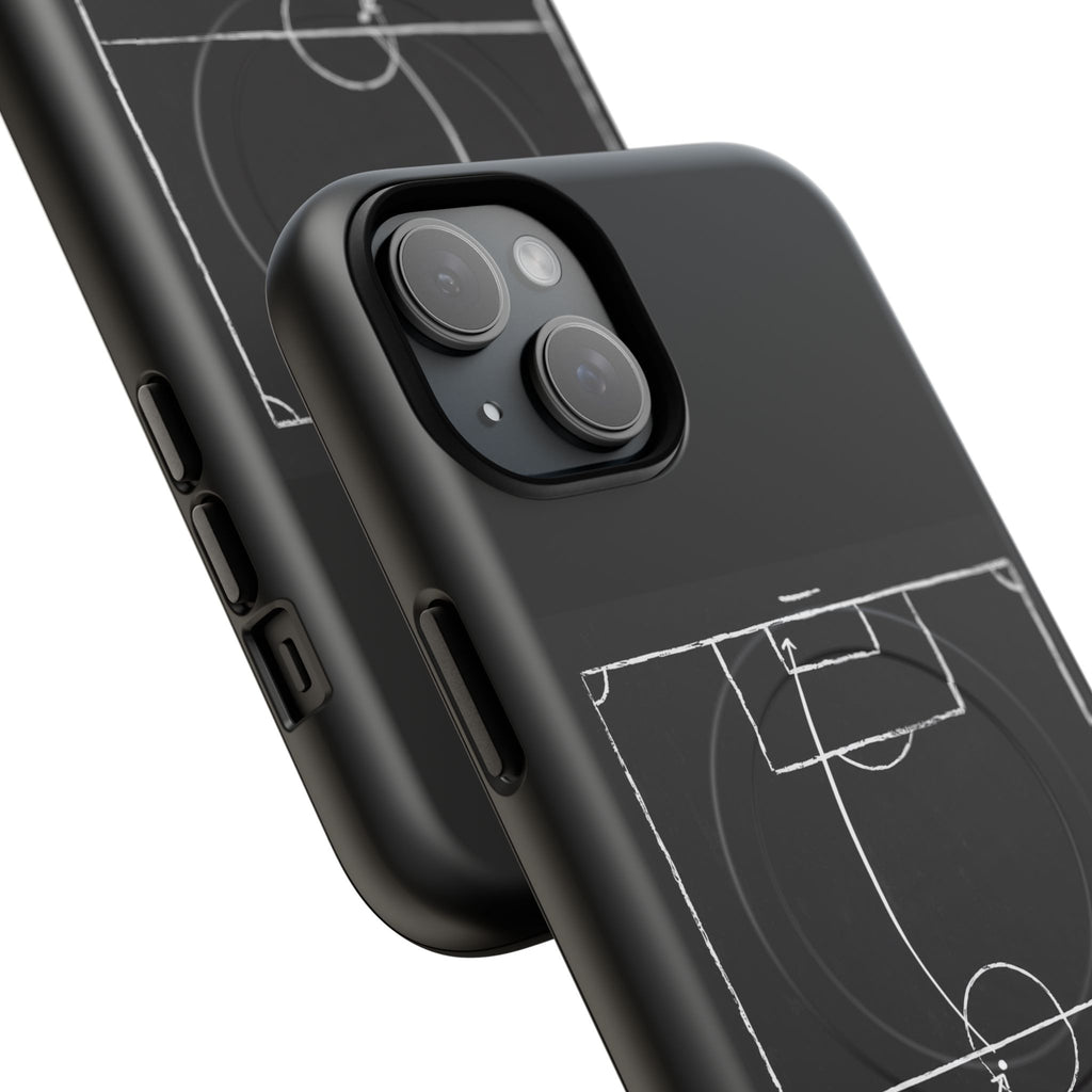 Football Chalkboard Tactics Phone Case —  Magnetic Tough Case
