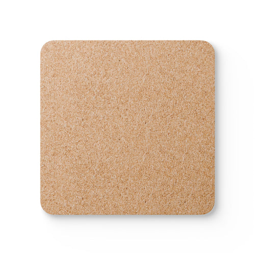 Football Chalkboard Strategy Corkwood Coaster Set